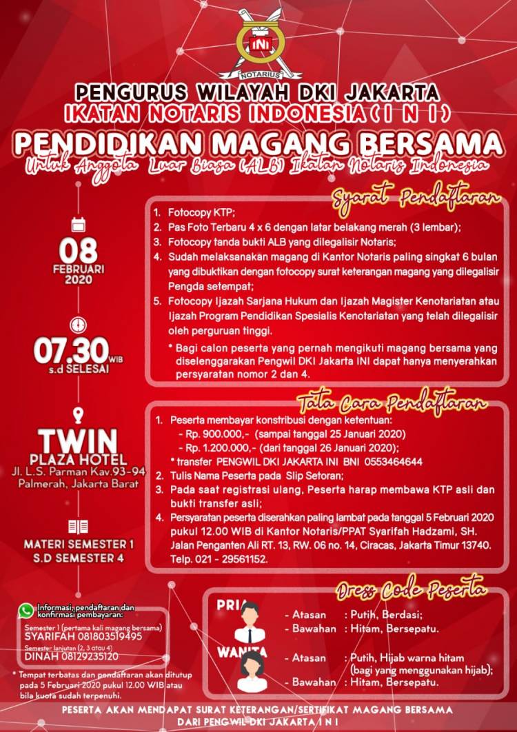MAGANG BERSAMA PENGURUS WILAYAH DKI JAKARTA PERIODE FEBRUARI 2020