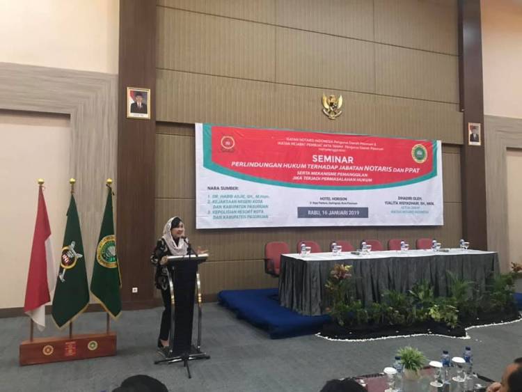 Seminar Perlindungan Hukum Terhadap Jabatan Notaris dan PPAT