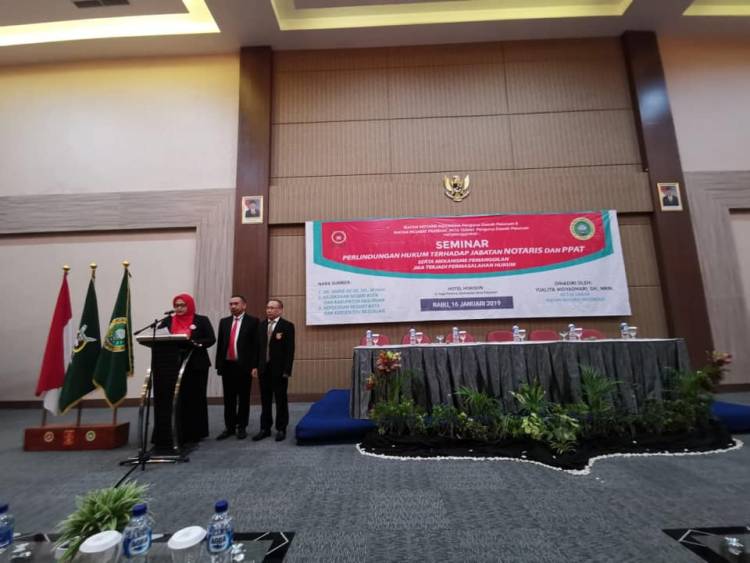 Seminar Perlindungan Hukum Terhadap Jabatan Notaris dan PPAT
