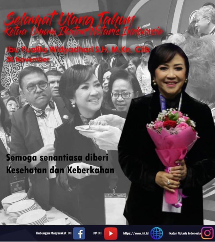 Selamat Ulang Tahun Ibu Yualita Widyadhari, SH., MKn