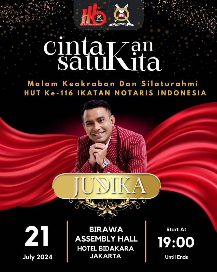 Hari Ulang Tahun ke-116 Ikatan Notaris Indonesia