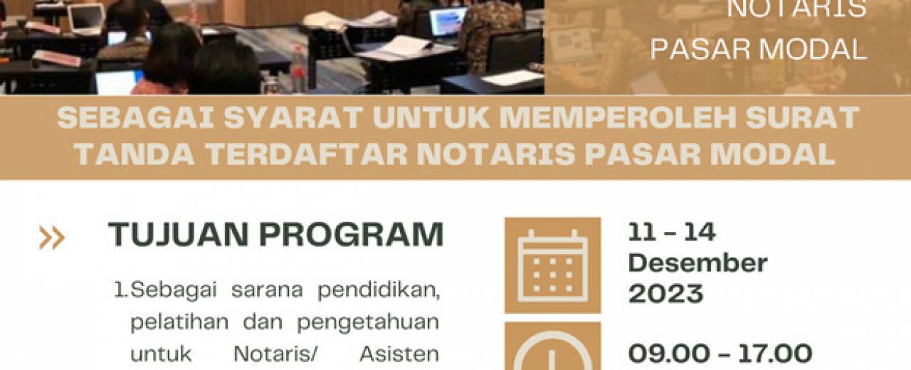 Pendidikan Pelatihan Dasar Pasar Modal  Batch 8