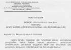 Edaran Dirjen AHU Akses Sisminbakum Tentang Akses Sistem Administrasi Badan Hukum