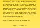 PENGUMUMAN PENGESAHAN BADAN HUKUM PERKUMPULAN