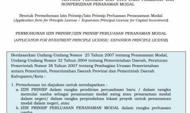 Lampiran Perka No.5 thn 2013 Tentang Pedoman Dan Tata Cara Perizinan Dan Nonperizinan Penanaman Modal