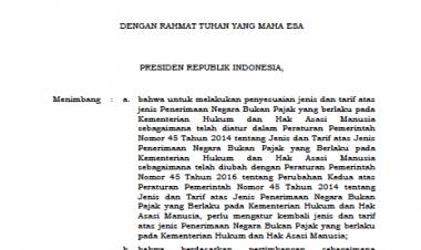 PERATURAN PEMERINTAH REPUBLIK INDONESIA NOMOR 28 TAHUN 2019