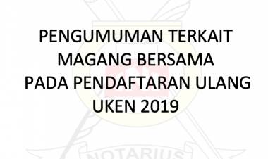 PENGUMUMAN TERKAIT MAGANG BERSAMA