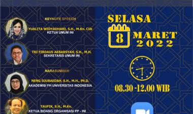 WEBINAR - PROBLEMATIKA DAN PENERAPAN HUKUM KEWARISAN ISLAM DALAM PRAKTIK KENOTARIATAN DI INDONESIA