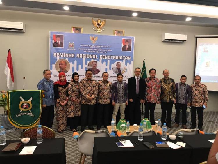 Seminar Nasional Kenotariatan Pengda Kendari dan Sekitarnya