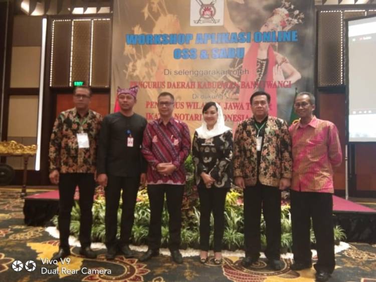 Workshop Aplikasi Online OSS & SABU Pengurus Daerah INI Kabupaten Banyuwangi